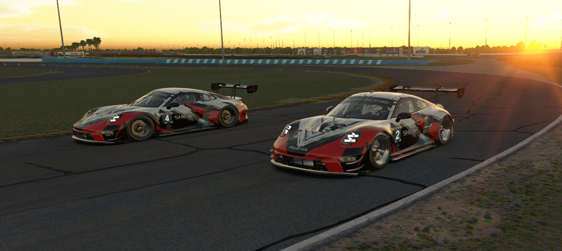 Training für Daytona 24h 2 Wide